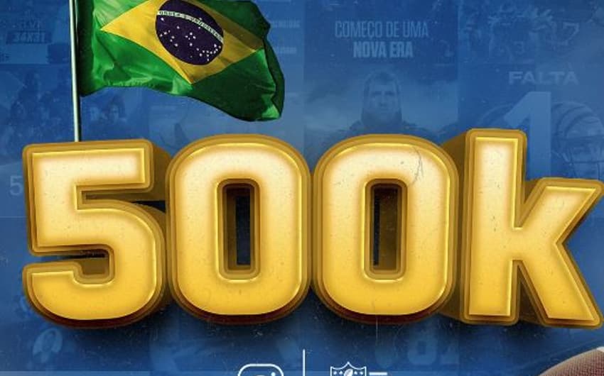 Perfil brasileiro da liga é a primeira fora dos EUA a atingir 500 mil seguidores