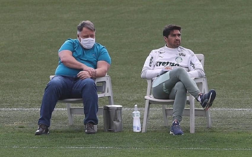 Anderson Barros e Abel Ferreira - Palmeiras
