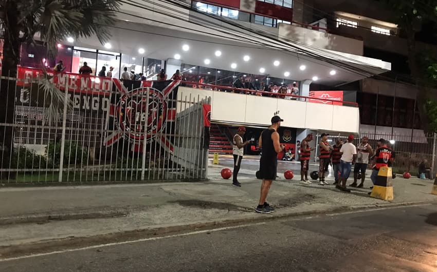 Torcida Jovem do Flamengo - Sede da Gávea
