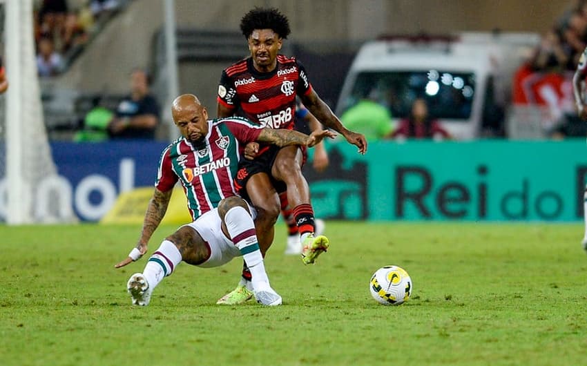 Fluminense x Flamengo - Felipe Melo e Vitinho