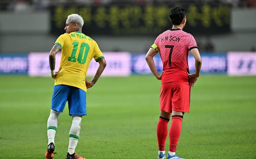 Coreia do Sul x Brasil - Neymar e Son