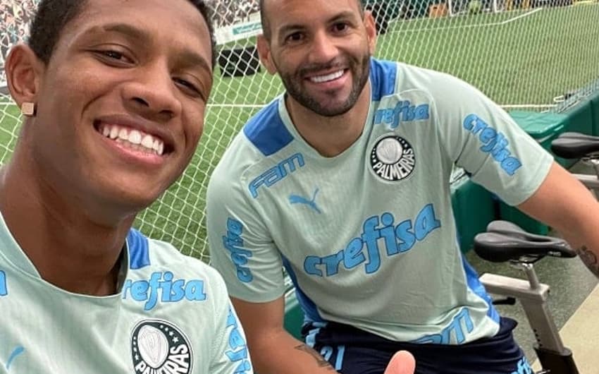 Danilo e Weverton - Treino Palmeiras