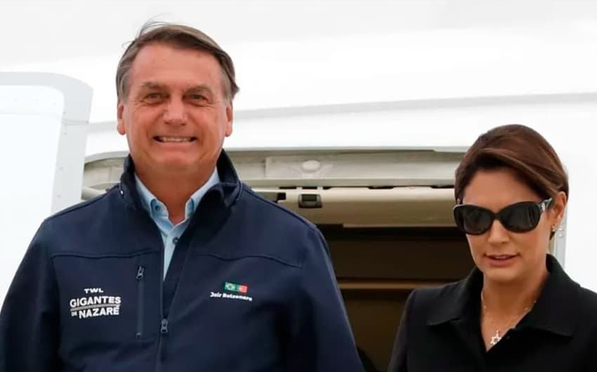 Bolsonaro e Michelle Bolsonaro