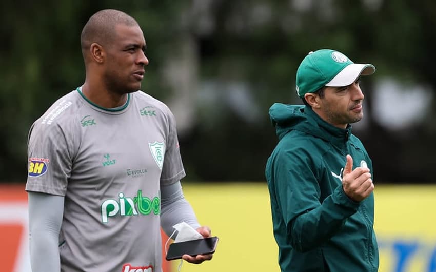 Palmeiras treino - Jailson e Abel
