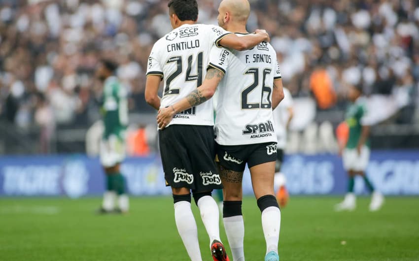 Cantillo e Fábio Santos - Corinthians x Goiás