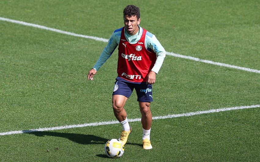 Marcos Rocha - treino Palmeiras