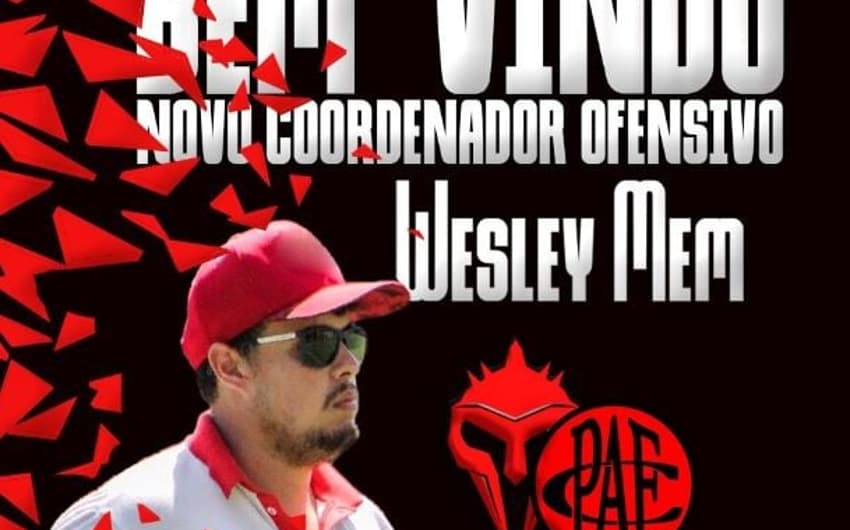 Wesley Men  é o novo coordenador ofensivo da equipe do Sul de Minas
