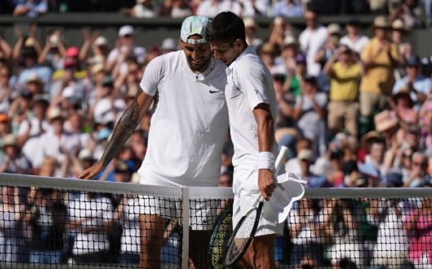 Nick Kyrgios e Novak Djokovic