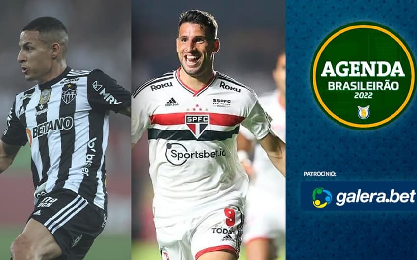 Agenda Brasileirão - Atlético MG e São Paulo
