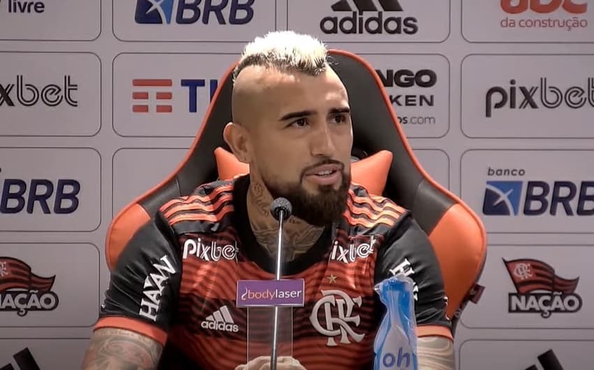 Vidal - Apresentação no Flamengo