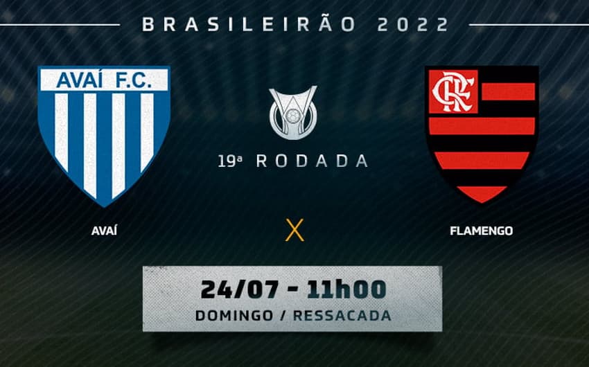 Chamada Avaí x Flamengo
