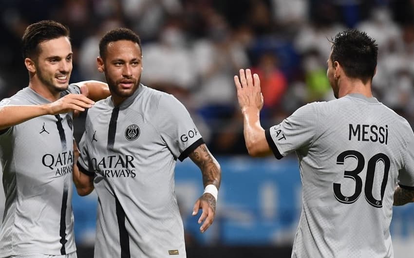 PSG x Gamba Osaka - Neymar e Messi