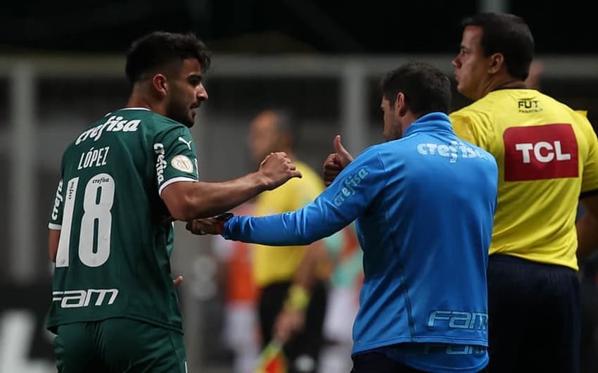 Palmeiras x América-MG - Flaco Lopez e Abel