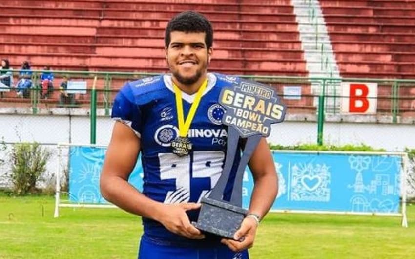 Jogador foi campeão do Gerais Bowl pelo Cruzeiro FA neste ano