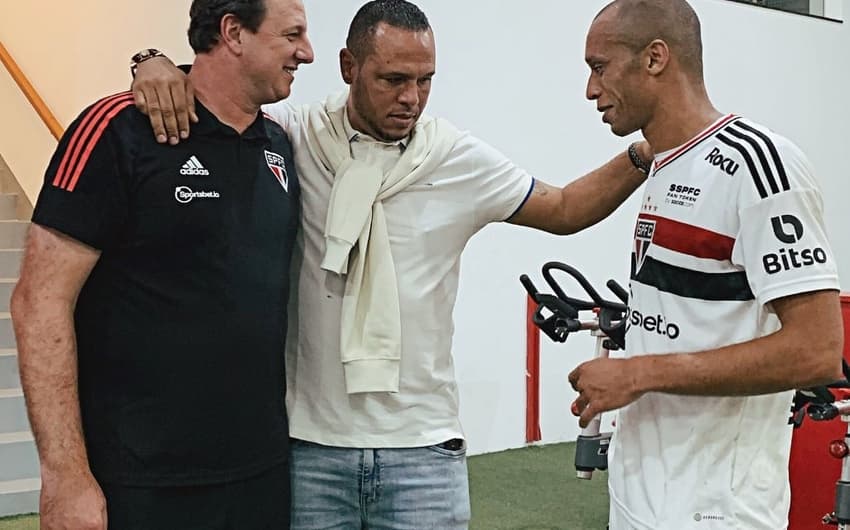 Luís Fabiano, Ceni e Patrick - São Paulo