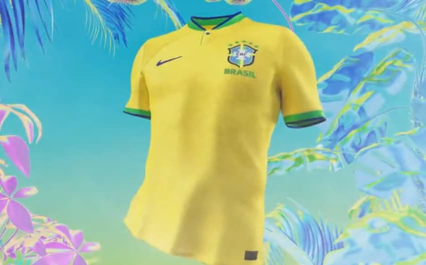 Camisa da Seleção Brasileira para a Copa do Mundo de 2022