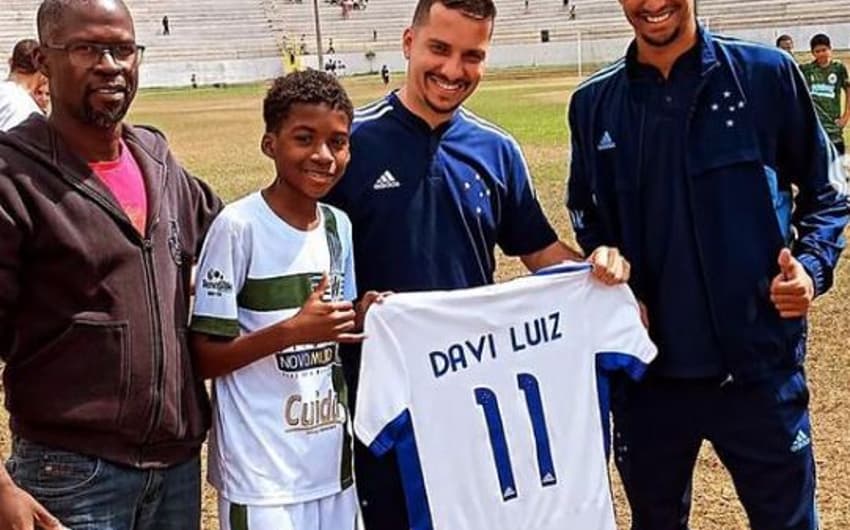 Davi Luiz, de 12, passará por período de testes no Cruzeiro