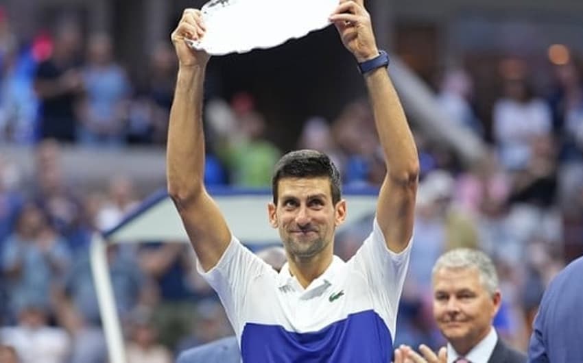 Novak Djokovic triste pelo vice no US Open de 2021