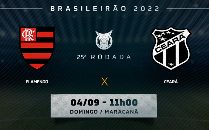Chamada Flamengo x Ceará