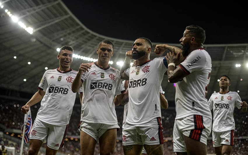 Comemoração do Flamengo x Fortaleza