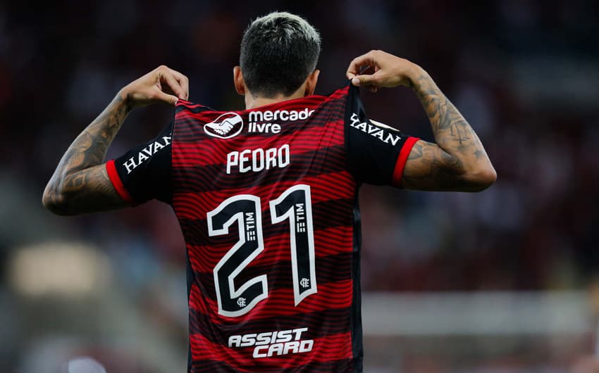 Flamengo x Santos - Comemoração Pedro