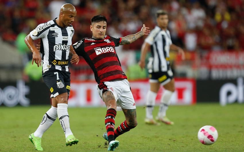 Flamengo x Santos - Erick Pulgar