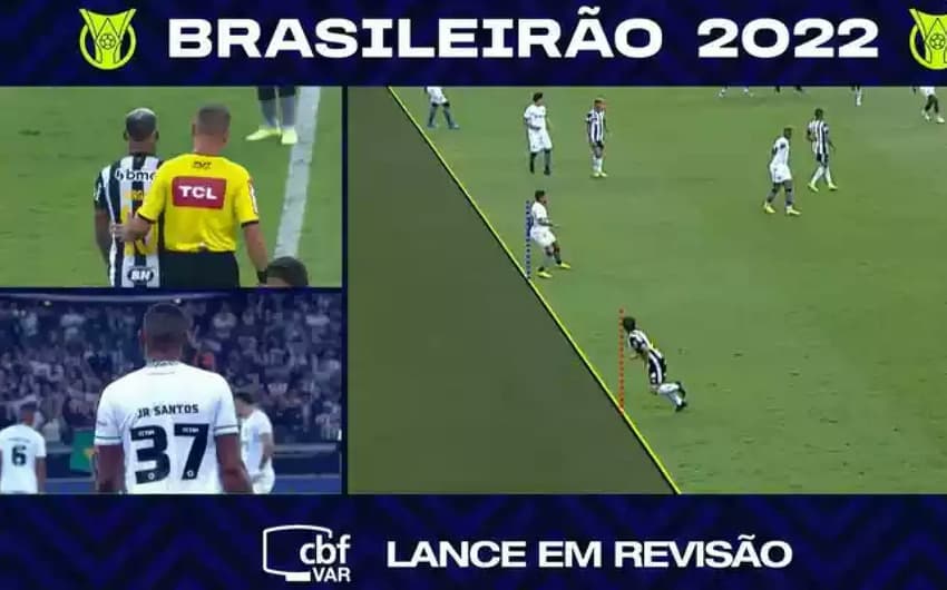 Atlético-MG x Botafogo - análise do VAR