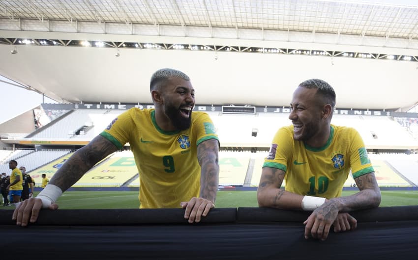 Neymar e Gabigol - Brasil - Seleção Brasileira