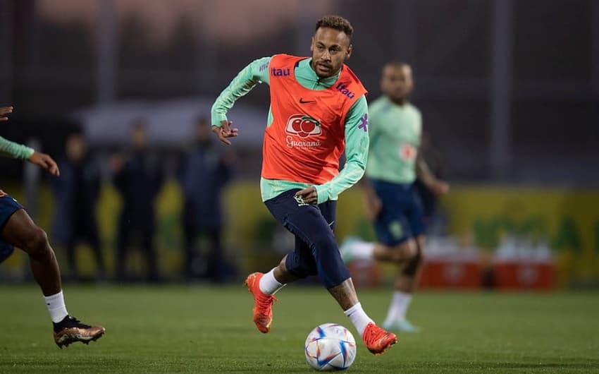 Neymar - Treino da Seleção