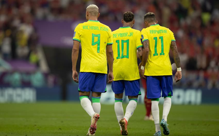 Brasil x Sérvia -  Richarlison. Neymar Jr. Raphinha