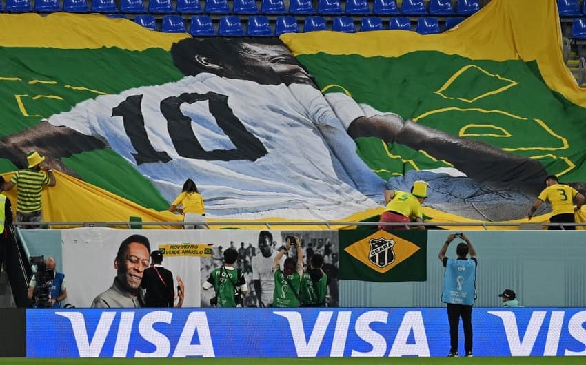 Brasil x Coreia do Sul - Bandeirão Pelé