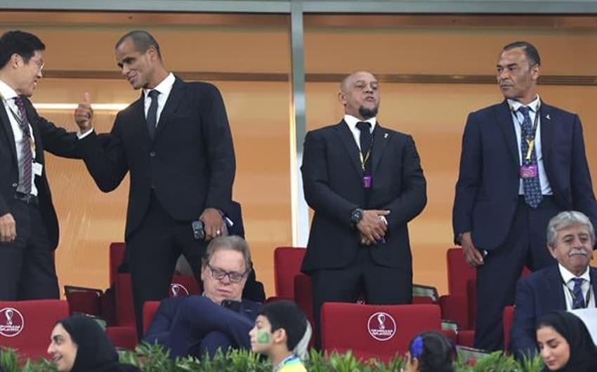 Rivaldo, Cafu e Roberto Carlos - Copa do Mundo 2022 - Brasil x Coreia do Sul