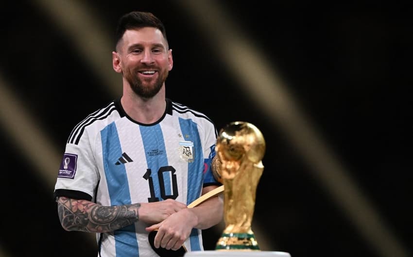 Messi e a taça da Copa