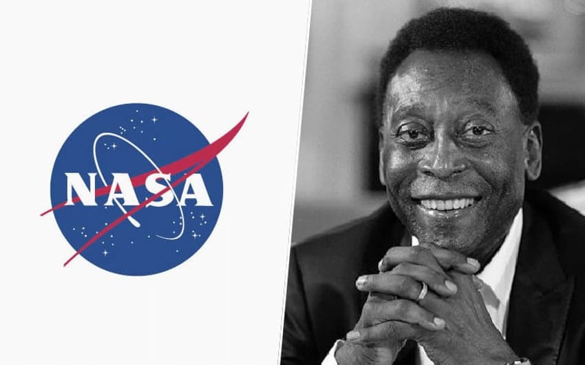NASA e uma foto do Pelé.