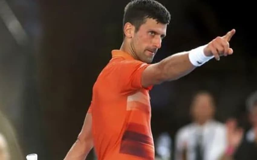 Novak Djokovic se irrita