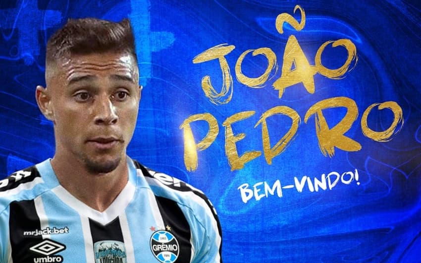 João Pedro anunciado pelo Grêmio