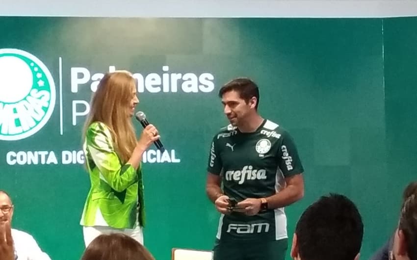 Leila Pereira e Abel Ferreira - Palmeiras Pay