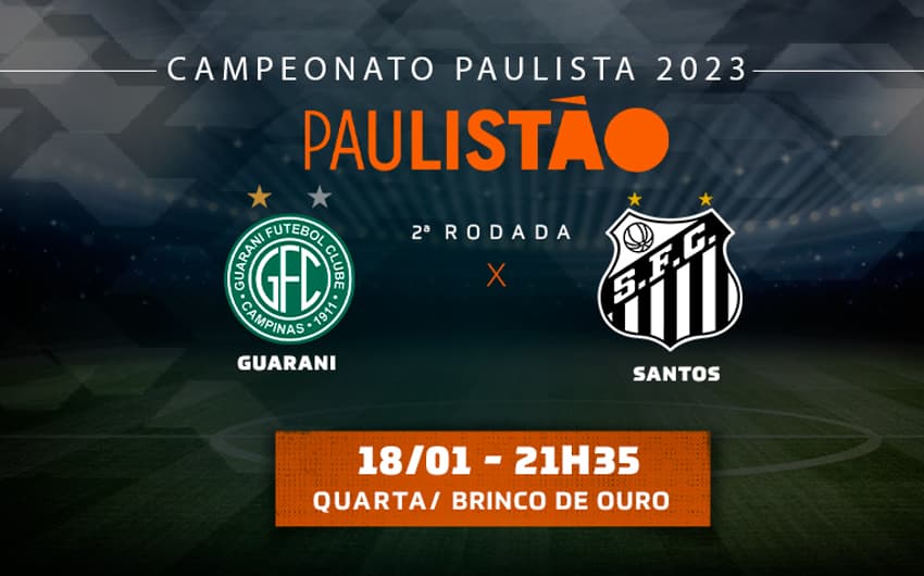Paulistao 2 rodada - Guarani x Santos