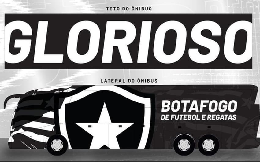 Botafogo - layout do ônibus