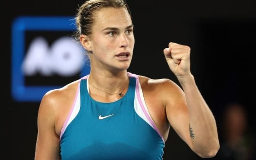 Aryna Sabalenka vibra no Australian Open