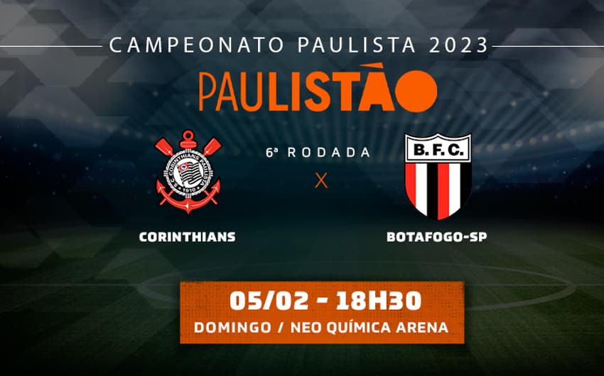 Chamada - Corinthians x Botafogo SP