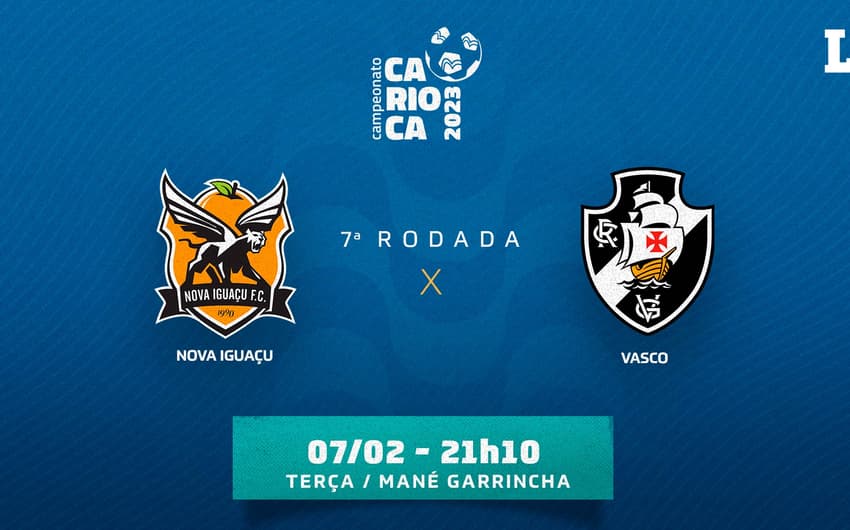 Tempo Real Nova Iguaçu x Vasco - Carioca 6 rodada