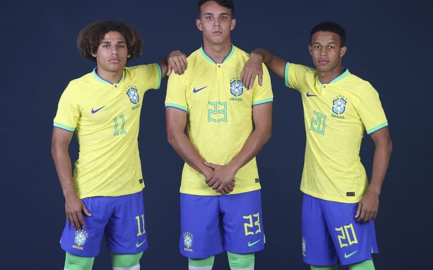 Guilherme Biro, Giovane e Pedro - Corinthians - Seleção Brasileira Sub-20