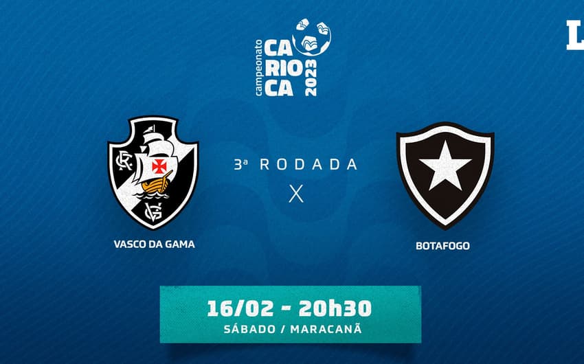 Tempo Real Vasco x Botafogo 3 rodada cariocao