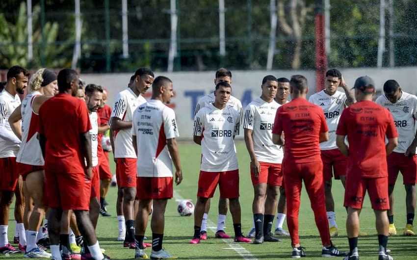Treino Flamengo Vítor Pereira