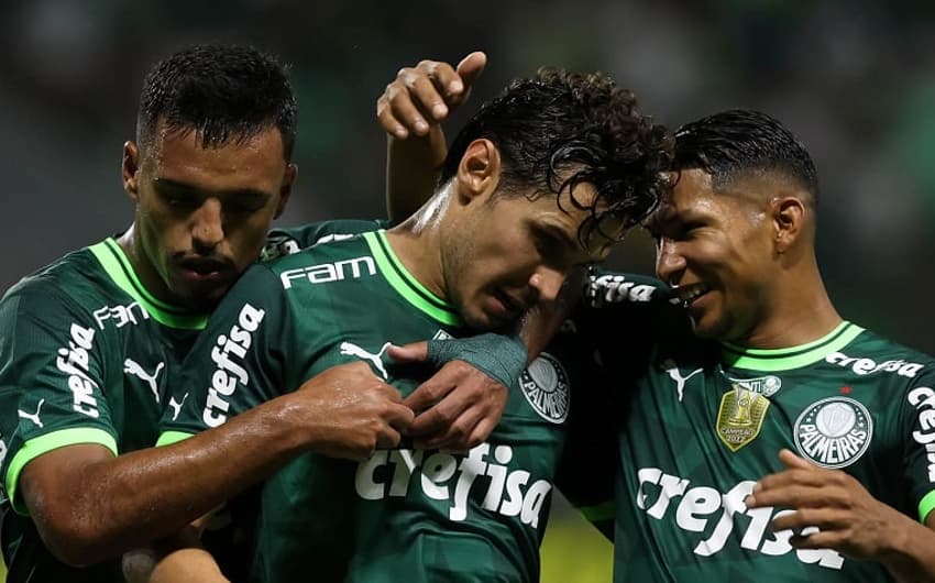 Gabriel Menino, Raphael Veiga e Rony - Palmeiras x Ferroviária