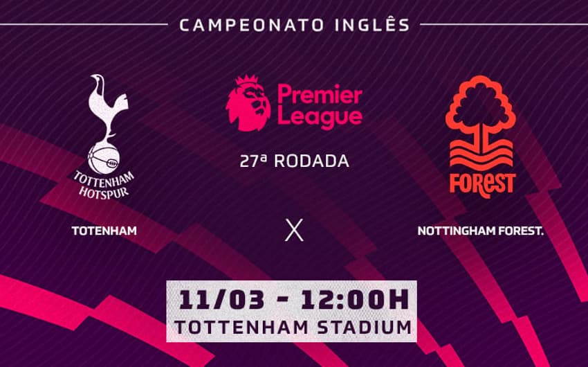 Chamada - Tottenham x Nottingham Forest