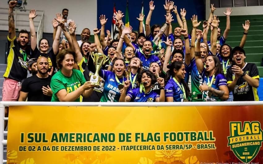 Brasil Onças feminino tem conquistados excelentes resultados internacionais no flag football