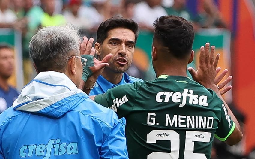 Abel Ferreira e Gabriel Menino - Palmeiras x Água Santa