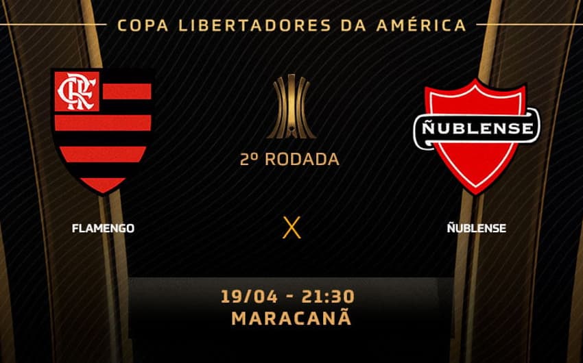 Tempo Real Libertadores Flamengo x Ñublense